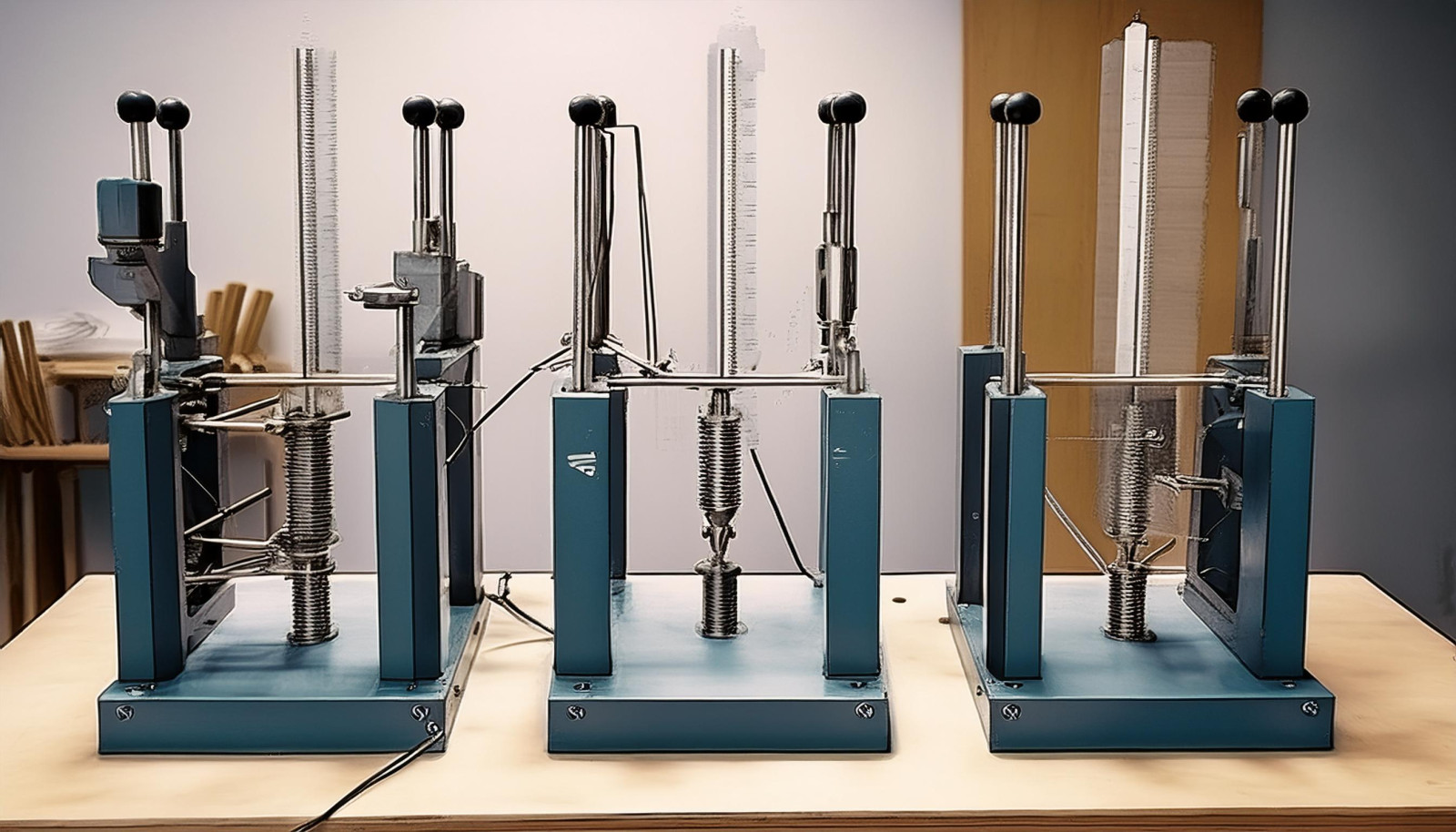The determination of the mechanical properties of materials (mainly metals and alloys), determining the strength of structural elements.